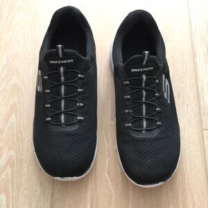 Skechers Black Athletic Shoes